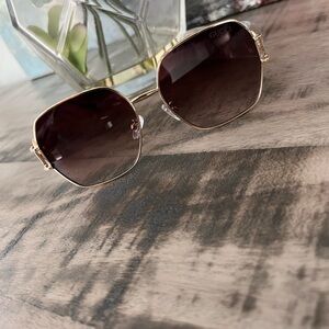 Women's Gold Sunglasses